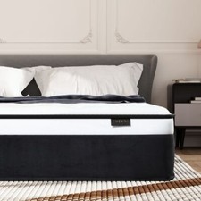 14 Inch Queen Size Mattress Hybrid Memory Foam Pocket Spring Mattress in A Box