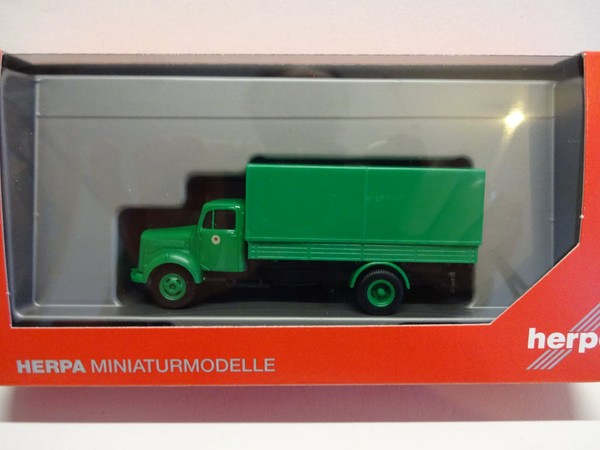 Herpa 308397 Mercedes Mb L 311 Lkw Polizei Hamburg Toilettenwagen 1:87 Neu-image