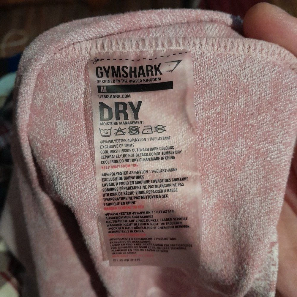 gymshark dry activewear shirt