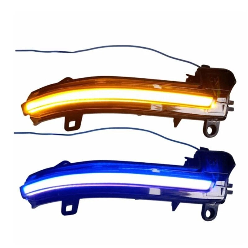 Luces retrovisores LED dinámicas azules para BMW 1 2 3 4 X1 Series M2 F87 Foto 2 de 4