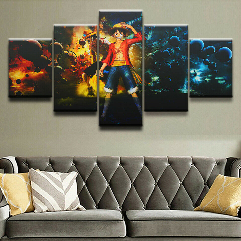 QUADRO ANIME LUFFY - ONE PIECE - TAMANHO 40X60