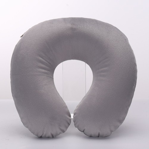 Travel U-shaped Pillow Inflatable Neck Pillow Car Head Neck Rest Air Cushion NEW - 第 8/22 張圖片