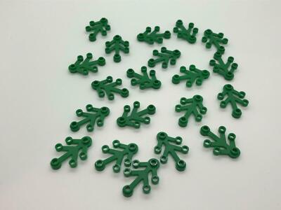 Lego (c) 20x kleine Blätter - Pflanzen Laub - grün - 2423 - Bäume, Sträucher