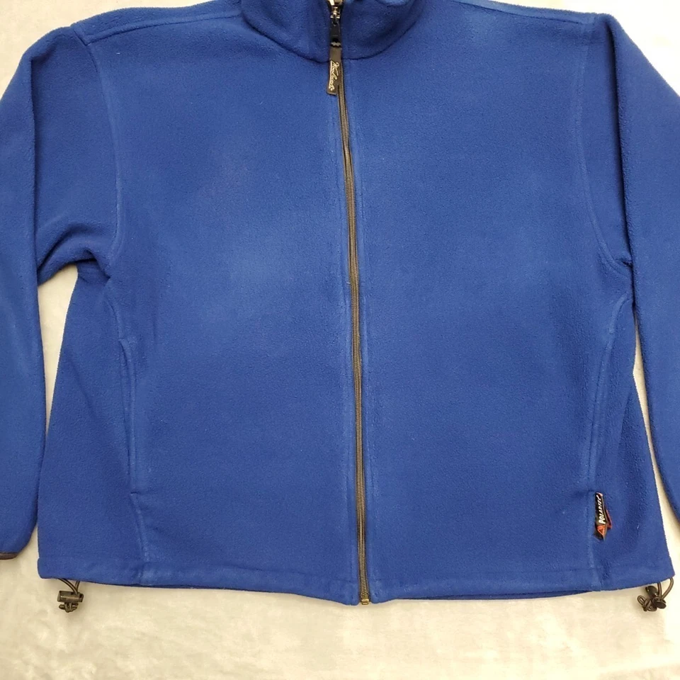 Chaqueta Woolrich De Colección Para Hombre Grande Azul Polartec Polar Cremallera Completa Exterior Gorp Foto 2 de 4