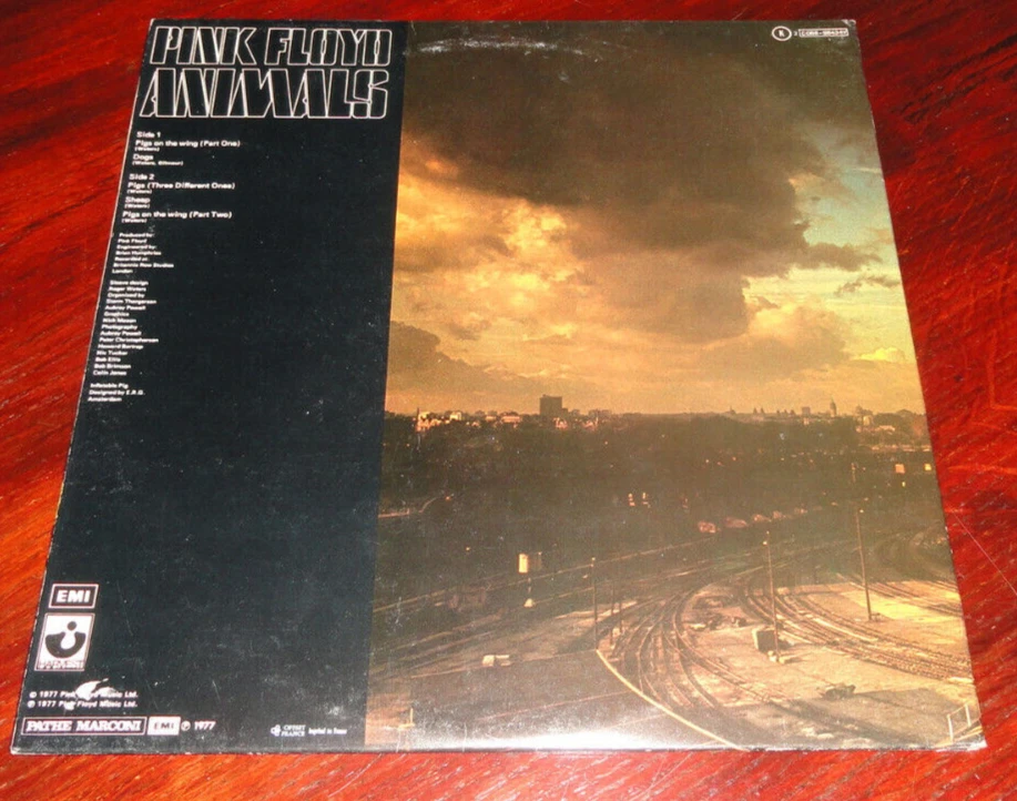 PINK FLOYD ANIMALS 1977 VINYL ROSE PATHE MARCONI 2C 068-98434 - Photo 4/4