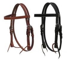 Showman MINI/ SMALL PONY Headstall with Reins Medium or Black Free Ship 