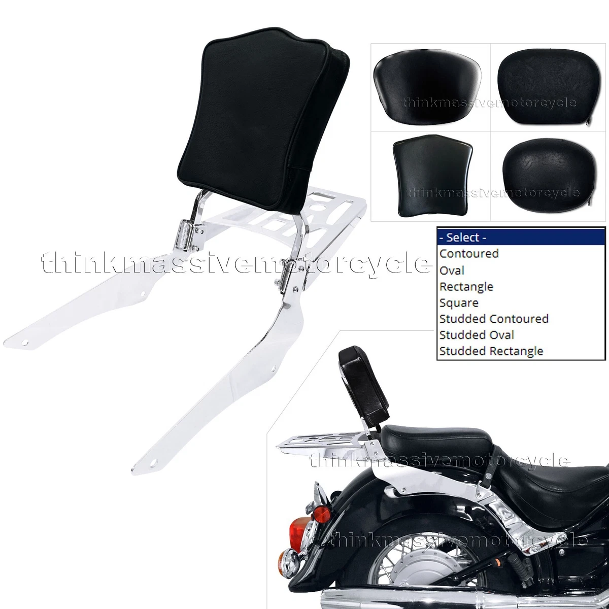 Yamaha v 2024 star 650 backrest