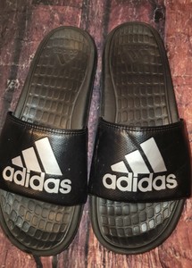 adidas men's voloomix slide sandal