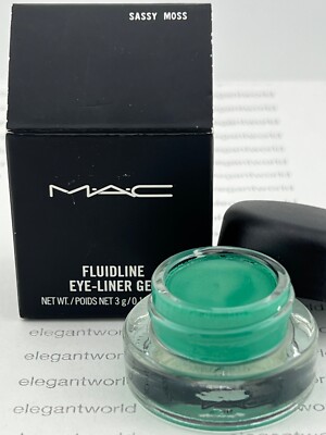 MAC Fluidline Eye Liner SASSY MOSS (vivid green) Fantasy Collection, NEW RARE!!!