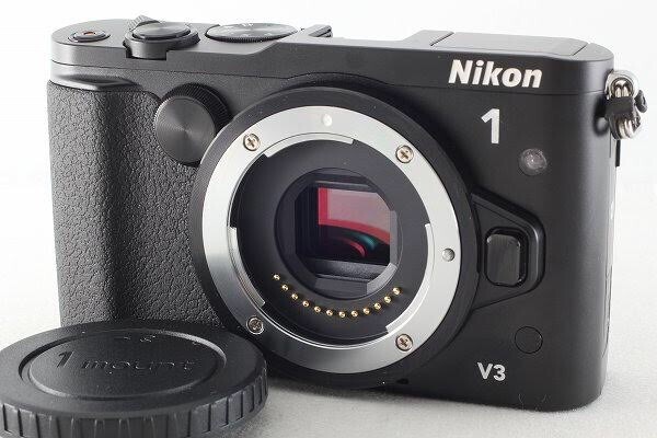 Nikon - Nikon 1 V3 ボディ ブラック Nikon 1 V3 mirrorless digital camera body *black set *tested