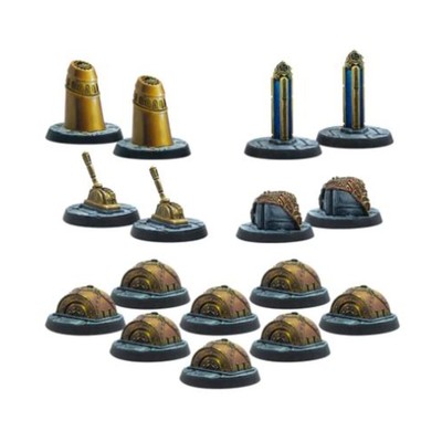 Modiphius Skyrim Mini Game Dwemer Markers & Tokens SW (New)