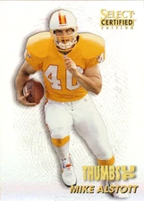1996 Select Certified Thumbs Up #24 Mike Alstott Tampa Bay Buccaneers