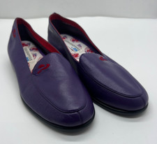 New in Box Keds Sz 5.5W Grasshoppers Jazztime Purle w/Hat Red Hat Slip on Shoes