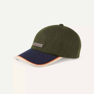 Sealskinz Brooke Waterproof Foldable Peak Wool Branded Cap - Olive