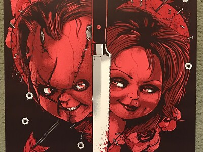 Bride Of Chucky Child's Play Horror Movie Art Print Poster Mondo