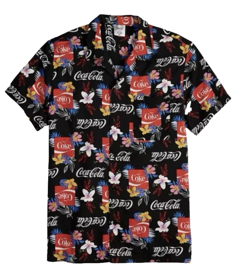 Roupas, sapatos e acessórios masculinos da Coca-Cola