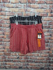 Briggs Womens Linen Shorts Size XXL 2 Pack