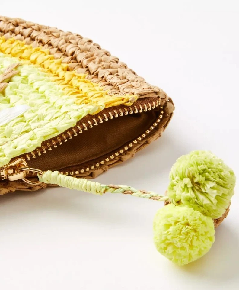 LOFT Ann Taylor 柠檬草拉链袋 9x4.75 — 第 2/2 张图片