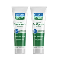 Smartmouth Premium Zinc Ion Toothpaste - Whitening - with Fluoride - Refreshing,