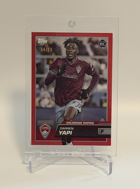 2023 Topps MLS - Base - #160 Darren Yapi RC - Red Foil 04/10