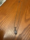 Vintage Signed SAJEN IN 925 Sterling Silver Iridescent Druzy Pendant Necklace — photo 6