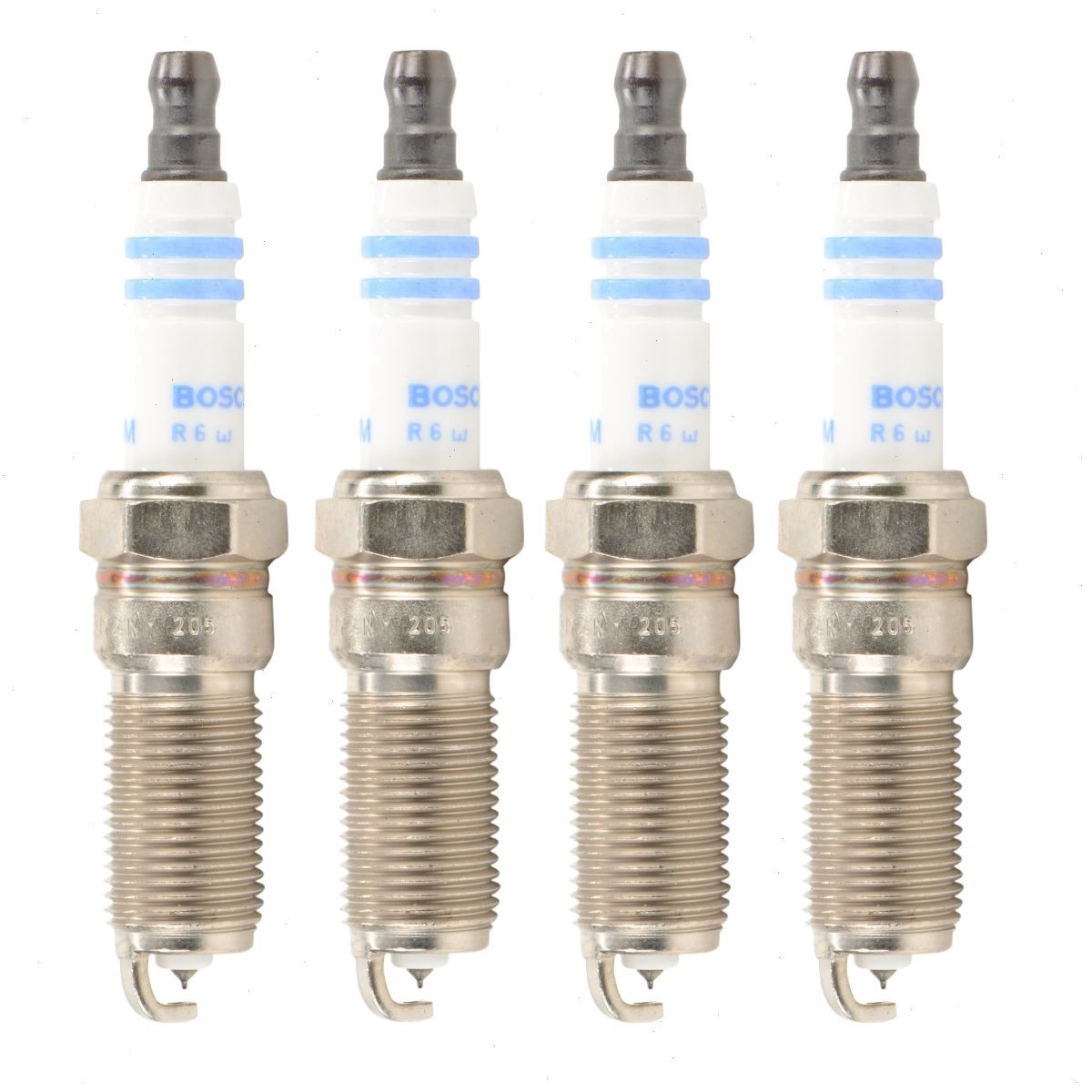 4 pc Bosch Double Platinum Spark Plugs for 2004-2021 GMC Canyon 2.5L 2.8L hd
