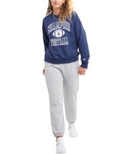 Champion Womens Football Sweatshirt, Blue, Medium