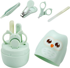 Baby Nail Manicure Pedicure Grooming Care Kit (4 Pack)| Clippers Scissors File T