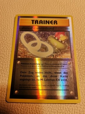 2016 Pokemon Lahmus Geistesbund Trainer Reverse Holo 86/108 Evolution XY German