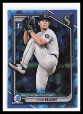 2024 Bowman Draft Sapphire #BDC-99 Ryan Sloan Mariners RC QW