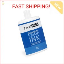 Self Inking Stamp Refill Ink - 2 oz. - Blue Ink