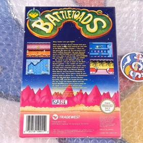 BATTLETOADS Nintendo NES PAL-B Euro (BRAND NEW FACTORY SEALED/NEUF) Tradewest 19