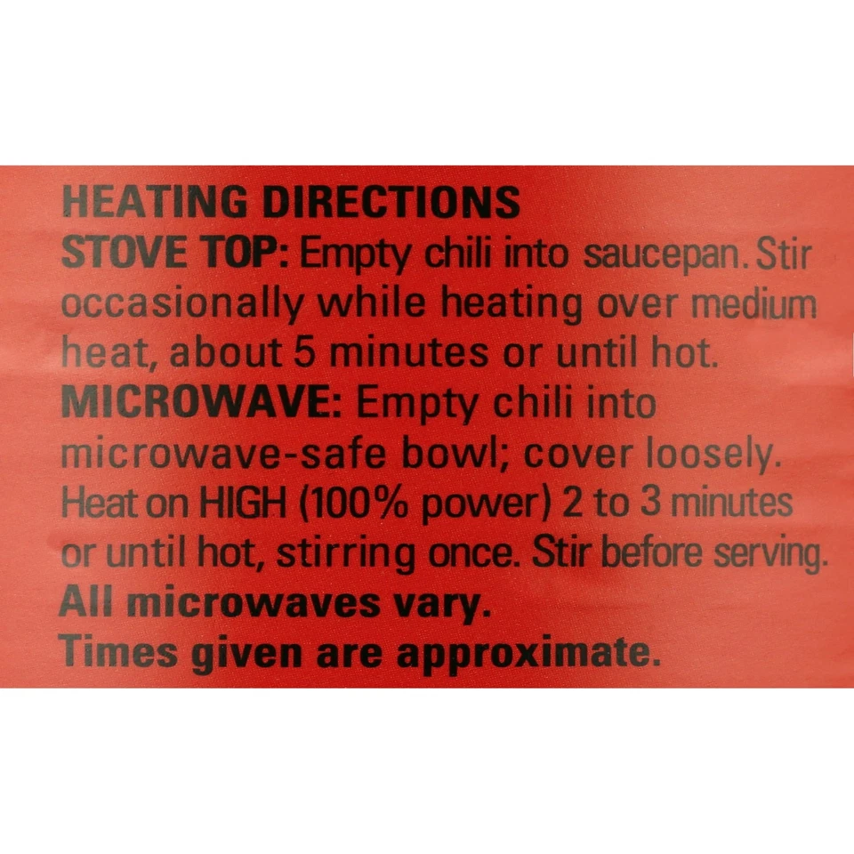 (4 pack) Pinnacle Foods Steak 'N Shake Chili With Beans, 15 Oz - Image 3 of 4