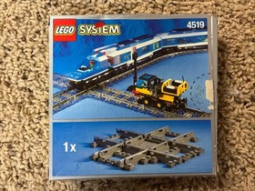 Lego System Train 9V Set Rail Crossing (4519) w/Box
