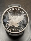 1 oz .999 Silver Round From Sunshine Minting~ Nice Coin!! #1316
