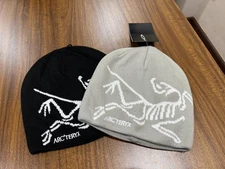 Arc'teryx Bird Head Toque Beanie Set of 2 – Black & Gray Merino Wool Winter Hats
