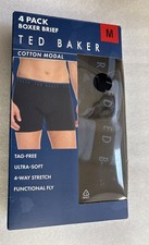 Ted Baker Cotton Modal Knit Boxer Brief 4-pack NEW
