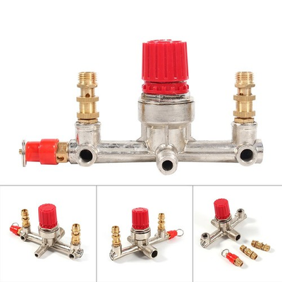 #ad Parts Pressure 13 * 9 * 8 Double Outlet Tube Alloy Air Compr r Switch Pressur... $25.39