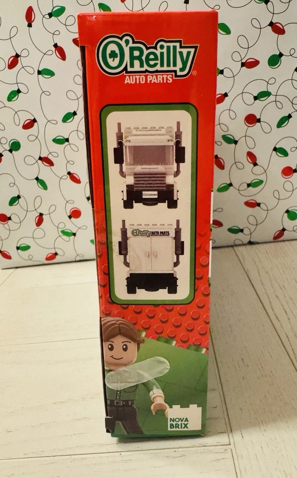 Nova Brix O’Reilly Auto Parts Long Hauler Truck and Store Brick Set New In Box - Image 3 of 4