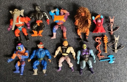 Vintage He-Man Masters Of The Universe 1980’s Action Figure Lot Of 10 figures