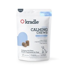 Kradle Calming Chews for Dogs - Anxiety Stress Relief - L-Theanine Ashwagandh...