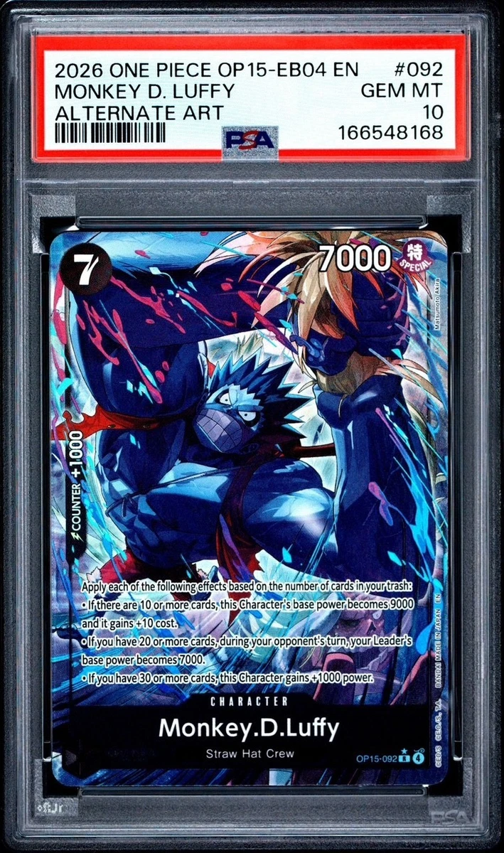 モンキー・D・ルフィ OP15-092 PSA 10 BGS 10 CGC Monkey.D.Luffy OP15-092 Adventure on Kami's Island for sale | eBay