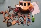 Vintage Playmobil 3803 Western Union Stage Coach Complete No Box