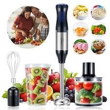 4-in-1 Stabmixer Set Multifunktional Handmixer Pürierstab Schneebesenl Blender