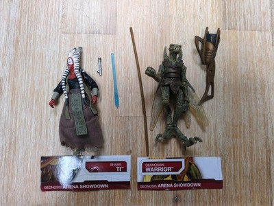 Star Wars Legacy Collection Geonosis Arena Showdown Shaak Ti & Geonosian