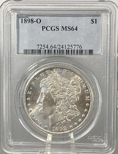 1898 -O Morgan Dollar PCGS MS 64 .