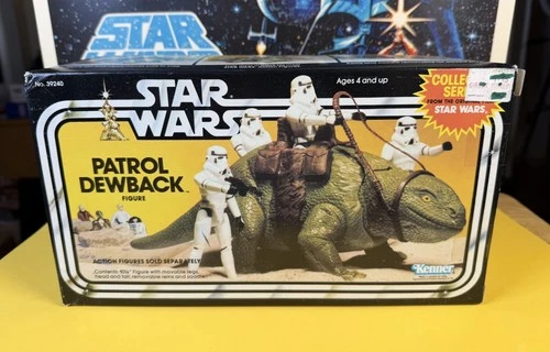Vintage Kenner Star Wars Figure Patrol Dewback NIB Sealed 1983!