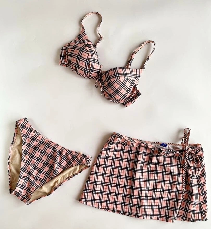Burberry Blue Bikini Swimwear for Women for sale | eBay