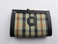 Daks London Plaid Kisslock Wallet