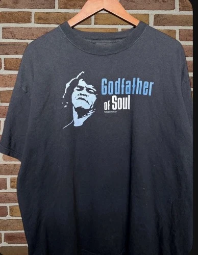 James Brown “Godfather of Soul” T-Shirt Rare v 2000s vintage concert t-shirt, vintage, single stitch, B+ condition